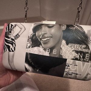 Unique Clutch with long strap